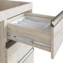 Ver imagem 7 de Cozinha Modulada Americana 5 Peças Vidro Greta Crema Megasul