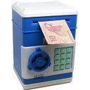 Ver imagem 2 de Cofrinho Digital Eletronico Automatico Senha Moedas Notas Azul GT170903-BL Lorben