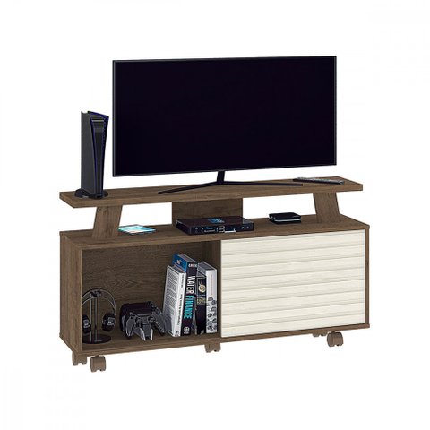 Rack para Tv Rivera até 55 Polegadas 1 Porta Atualle Móveis