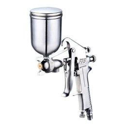 Pistola Pintura Gravidade Hvlp Caneca Alumínio Ajuste Leque GT549 Lorben - 5