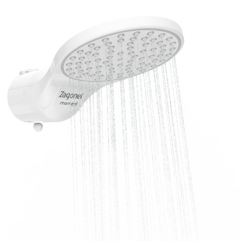 Ducha Moment com 4 Temperaturas 5500 Watts 110 Volts Branco - Dmo4t55127br03 - Zagonel