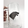 Caneca Game Of Thrones Coleção Stark Winter Is Coming Vidro - 2