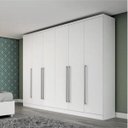 Ver imagem 1 de Guarda-roupa Casal 6 Portas 8 Gavetas Sevilla Tcil Móveis