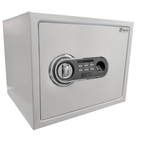 Cofre Digital C/ Leitor Biométrico 30x38x30cm C/luz Interna:branco