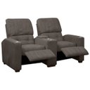 Ver imagem 7 de Poltrona do Papai Dupla Reclinável Real Sala de Tv Cinema Bouclê - Sofa Store:bouclê Marrom