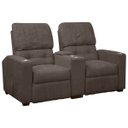 Ver imagem 6 de Poltrona do Papai Dupla Reclinável Real Sala de Tv Cinema Bouclê - Sofa Store:bouclê Marrom