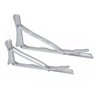 Suporte Dobrável Branco 50cm (O Par) para Mesas,Bancadas - 1