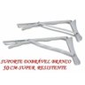 Suporte Dobrável Branco 50cm (O Par) para Mesas,Bancadas - 2