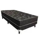 Ver imagem 1 de Cama Box Conjugada Solteiro Cama Conjugado Ortopédica Espuma Tecido Poliéster Preto Galeria da