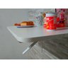 Mesa de Parede Dobrável Artículado Branca 60x41 com Cantos Arredondados - 5