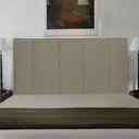 Ver imagem 2 de Cabeceira Cama Box Casal King Donna 193cm Corano Bege - Abmaza