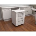 Ver imagem 1 de Mesa Auxiliar Gaveteiro - 5 Gavetas - Deki Premium