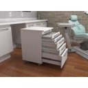 Ver imagem 3 de Mesa Auxiliar Gaveteiro - 5 Gavetas - Deki Premium