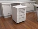 Ver imagem 2 de Mesa Auxiliar Gaveteiro - 5 Gavetas - Deki Premium