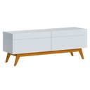 Ver imagem 1 de Rack Bancada Classic 2 Gavetas 1.4 Branco Acetinado - Imcal