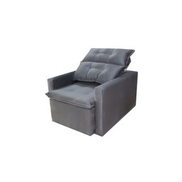 Poltrona do Papai Retrátil Reclinável Tecido Suede Conforto - 3