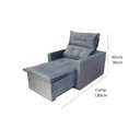 Ver imagem 6 de Poltrona do Papai Retrátil Reclinável Tecido Suede Conforto