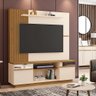 Home Theater Aruba TV de 60 Polegadas Móveis Bechara Off White/cinamomo Ripado - 1
