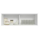 Ver imagem 3 de Armário Aéreo 100 Cm 1 Porta Basculante Branco Veludo Lux Madesa