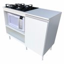 Ver imagem 2 de Balcão Multiuso para Cooktop Micro/forno/fruteira 100% Mdf
