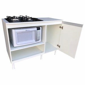 Balcão Multiuso para Cooktop Micro/forno/fruteira 100% Mdf