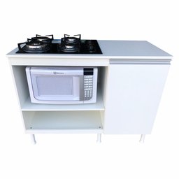 Balcão Multiuso para Cooktop Micro/forno/fruteira 100% Mdf - 3
