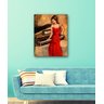 Quadro Decorativo Cintia in Red 90 x 70 cm Joarez Filho Piano, Música, Quadro pra sala, Quadro pro q - 5