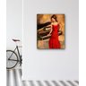 Quadro Decorativo Cintia in Red 90 x 70 cm Joarez Filho Piano, Música, Quadro pra sala, Quadro pro q - 9