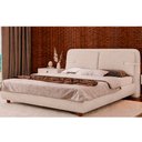Ver imagem 1 de Cama Japonesa com Cabeceira Seo Yun King Facto Off White / Boucle Off White - Sallar Home