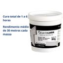 Ver mais imagens de Massa Flex para Acabamento Cor Branca 90g Santa Luzia