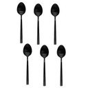 Ver imagem 2 de Jogo 06 Colheres de Mesa Inox Ibiza Black Tuut