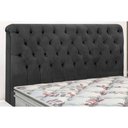 Ver imagem 4 de Painel de Cama Box Estofada Queen Imperatriz Plus Suede Cinza - Simbal