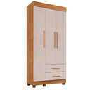 Ver imagem 2 de Guarda Roupa Copacabana New 3 Pts Cinamomo/off - Benetil