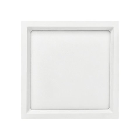 Painel de Led Embutir Stella Deep Quadrado 34x34cm Recuado 28w