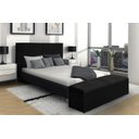 Ver imagem 2 de Kit Cabeceira e Calçadeira Raissa 100 cm Suede Preto