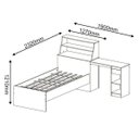 Ver imagem 6 de Bicama Solteiro com Escrivaninha Julia Cimol