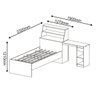Bicama Solteiro com Escrivaninha Julia Cimol - 6