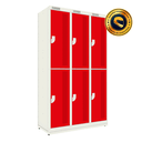 Ver imagem 1 de Armário de Aço 6 Portas - Nk 3332 Compatível com Capacete