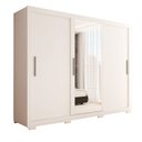 Ver imagem 1 de Guarda-roupa Casal Santiago 3 Portas 2 Gavetas com Espelho Caemmun
