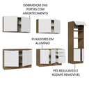 Ver imagem 5 de Armário de Cozinha Completa 310cm Rustic/Branco Stella Madesa 01