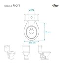 Ver imagem 3 de Assento Sanitário Soft Close Fiori Cinza Escuro para Vaso Fiori