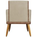 Ver imagem 5 de Kit 10 Poltrona para Recepção Lis Corino e Suede Cores - Nude, Suede/corino