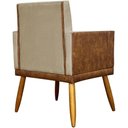 Ver imagem 7 de Kit 10 Poltrona para Recepção Lis Corino e Suede Cores - Nude, Suede/corino
