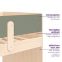 Ver imagem 6 de Cama Elevada com Escada Lateral Artsy Madeiraoriginals