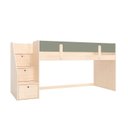 Ver imagem 2 de Cama Elevada com Escada Lateral Artsy Madeiraoriginals