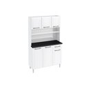 Ver imagem 1 de Cozinha Compacta Topázio Smart c/ 3 Portas e 3 Gavetas Branco - Telasul