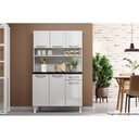 Ver imagem 5 de Cozinha Compacta Topázio Smart c/ 3 Portas e 3 Gavetas Branco - Telasul