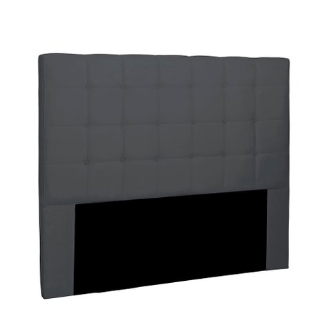 Cabeceira Verona Para Cama Box Solteiro 90 cm Suede Cinza - D’Rossi