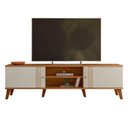 Ver imagem 3 de Rack Molly Ptl para TV até 75 Polegadas 180cm MDF com 2 Portas Off White