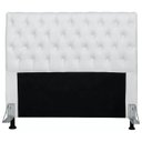 Ver imagem 5 de Cabeceira Cama Box Casal 140cm Cristal Corino Branco - Js Móveis